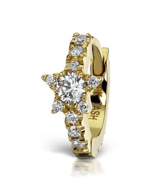 Maria Tash Diamond Star Eternity Clicker - Metallic