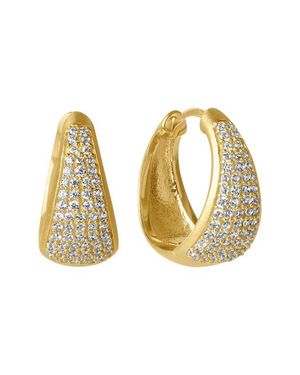 Dean Davidson Margaux Pavé Hoop Earrings - Metallic