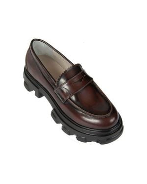 Urbnkicks Peny Patent Leather Loafer - Brown