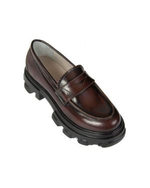 Urbnkicks Peny Patent Leather Loafer - Brown