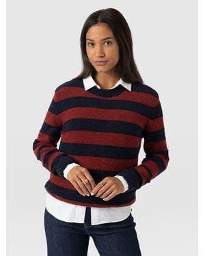 Saint + Sofia Azura Knit Sweater - Blue