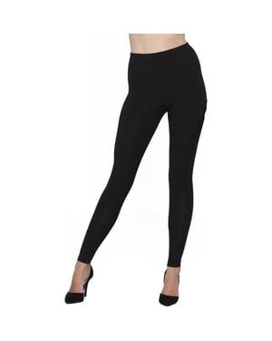 ANGEL MATERNITY Tummy Tight Postpartum Leggings - Black