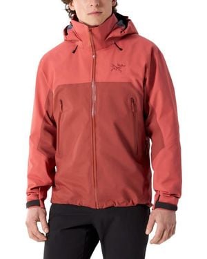 Arc'teryx Beta Ar Gore-Tex Pro Epe Waterproof Hooded Jacket - Red