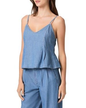 PAIGE Esther Chambray Camisole - Blue