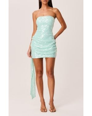 SNDY'S Zephyra Sequined Minidress - Blue