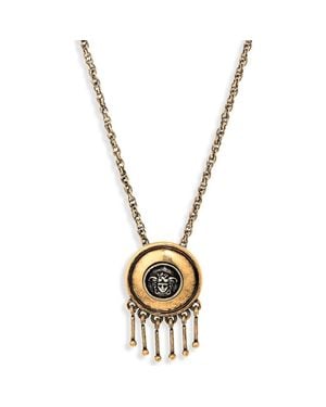 Versace Scudo Pendant Necklace - Metallic