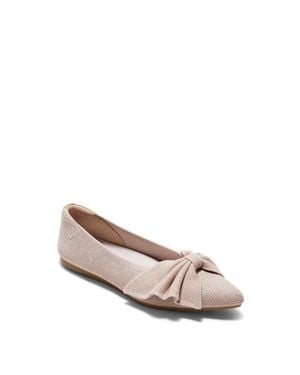 VIVAIA Azura Pointed-Toe Bow Flats - Pink