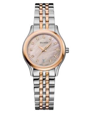 Balmain Beleganza Diamond & Mother-Of-Pearl Bracelet Watch, 27.5Mm - Multicolor