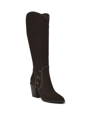 Nine West Rosco Knee High Western Boot - Black
