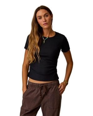Carve Designs Vega Rib Tee 2.0 - Black