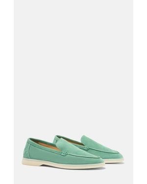 SCAROSSO Ludovica Woven Loafers - Green