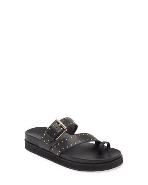 Open Edit Florence Toe Loop Sandal - Black