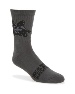 Market Shepard Cotton Blend Crew Socks - Gray