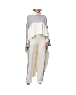 JLUXLABEL Chasing Fall Contrast Top - White