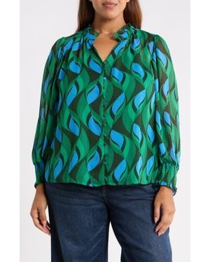 Sugarlips Tommie Long Sleeve Top - Green