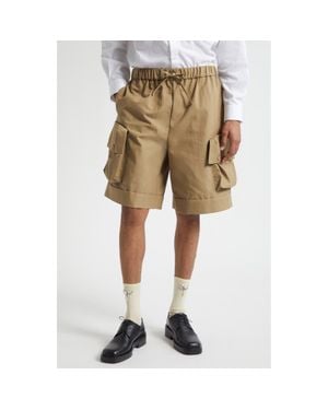 Simone Rocha Drawstring Cargo Shorts - Natural