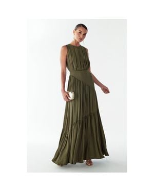 BWLDR Sally Maxi Dress - Green