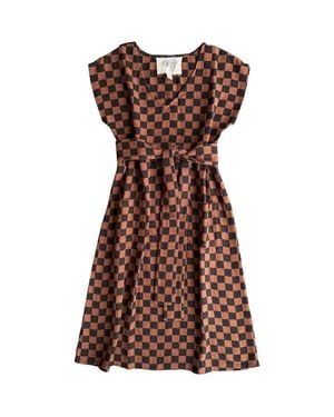 Ace & Jig Antoine V-Neck Pocket Dress - Brown