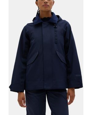 Halfdays Hooded Rain Jacket - Blue
