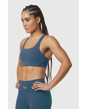 ASRV Lycra Hybrid Sports Bra - Blue