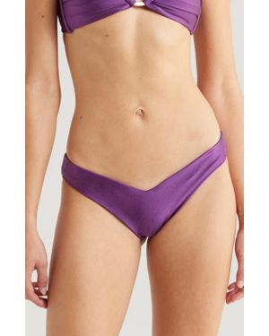 Kulani Kinis V-Cut Bikini Bottoms - Purple