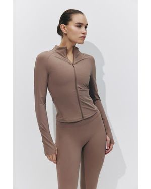 H&M Sculptmove Sports Jacket - Natural