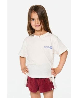 Rip Curl Kids' Surf Puff Graphic T-Shirt - White