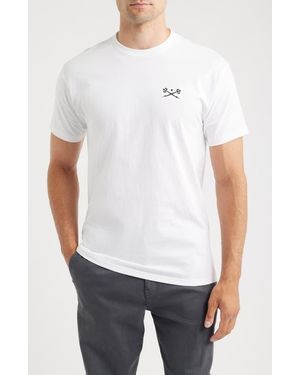 Dark Seas Go-To V2 Embroidered T-Shirt - White