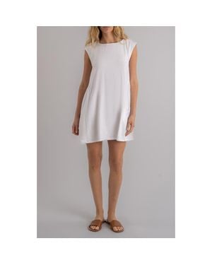 Kut From The Kloth Alice Cap Sleeve Shift Dress - Gray