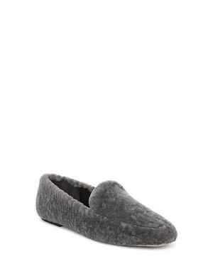 FAVORITE DAUGHTER Yvonne Genuine Shearling Loafer - Gray