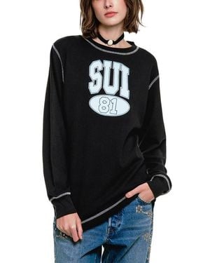 Anna Sui Sui 81 Thermal Shirt - Black