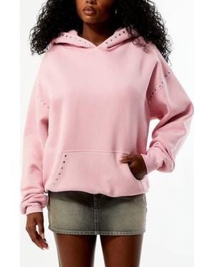PacSun Studded Hoodie - Pink