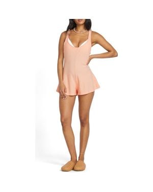 Billabong Never Better Cover-Up Romper - Natural
