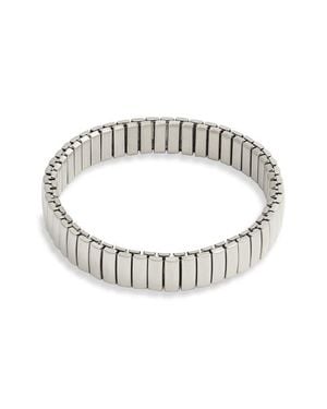 Open Edit Watchband Stretch Bracelet - Metallic