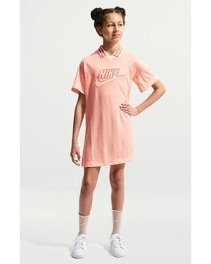 Nike Kids' Oversize Jersey T-Shirt Dress - Pink