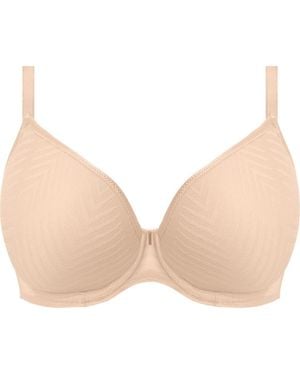 Freya Tailored Plunge Underwire T-Shirt Bra - Natural
