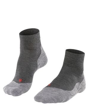 FALKE Tk5 Wander Short Hiking Socks - Gray