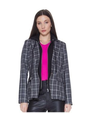 Blue Revival Hooded Helen Blazer - Multicolor