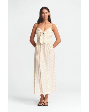 ST MRLO Baylen Midi Dress - White