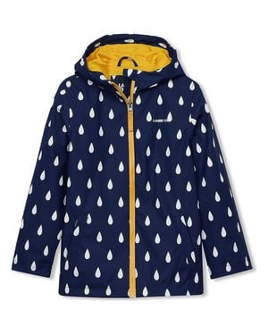 Lands' End Kids Magic Print Rain Jacket - Blue