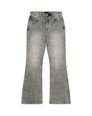 RTA Mael Slim Flare Jeans - Gray