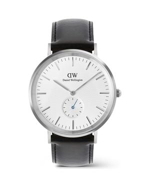 Daniel Wellington Classic Multi Eye Leather Strap Watch, 40Mm - Metallic