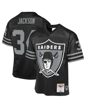 Mitchell & Ness Youth Bo Jackson Las Vegas Raiders 1988 Throwback Fashion Jersey - Black
