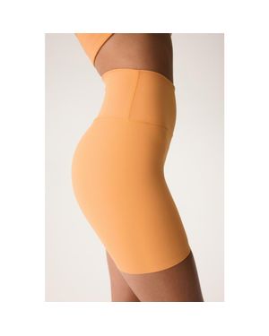 H&M High Waist Cycling Shorts With Sculptmove - Orange