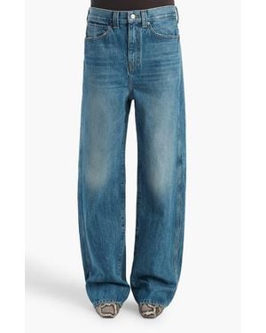 KHAITE Bonnie Wide Leg Jeans - Blue