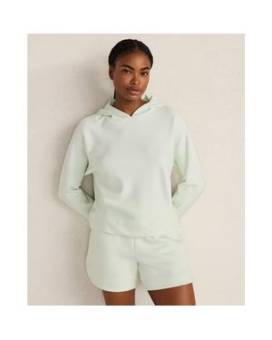 Haven Well Within Soft Knit Pleated Hoodie - Natural