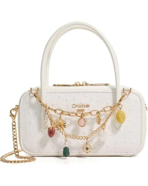 Dune Song Leather To Handle Bag - White