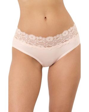 Pact Lace Waist Brief 3-Pack Made With Organic Cotton - Multicolor