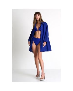 Shan Linen Shirt - Blue