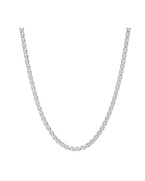 Donatello Gian Sterling 2Mm Anchor Necklace - Metallic
